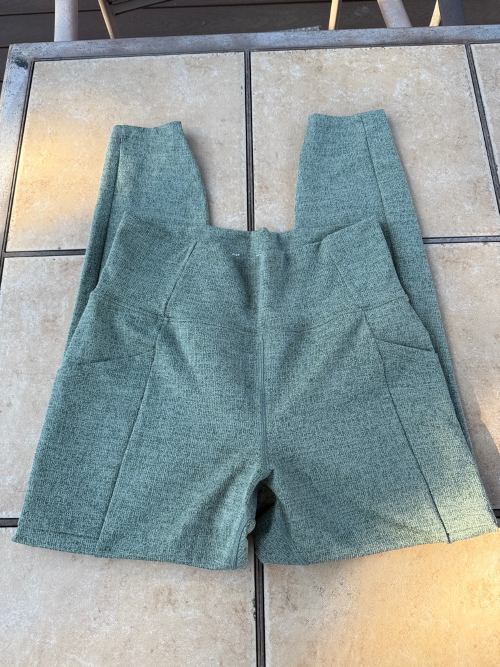 REI Sage Green High-Waist Knit Leggings